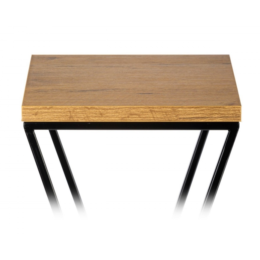 Soporte para plantas LOFT 40x24 cm negro/marrón