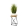 Soporte para plantas LOFT 40x24 cm negro/marrón