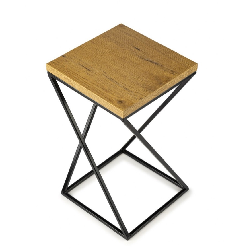 Soporte para plantas LOFT 40x24 cm negro/marrón