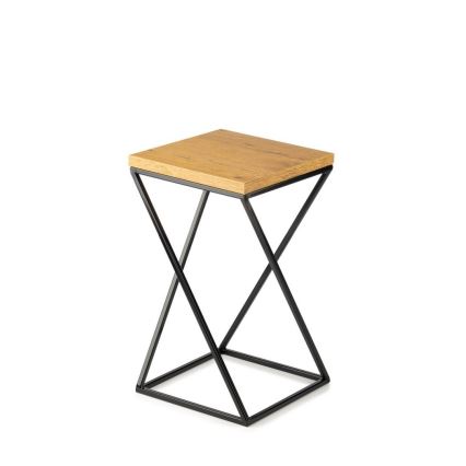 Soporte para plantas LOFT 40x24 cm negro/marrón