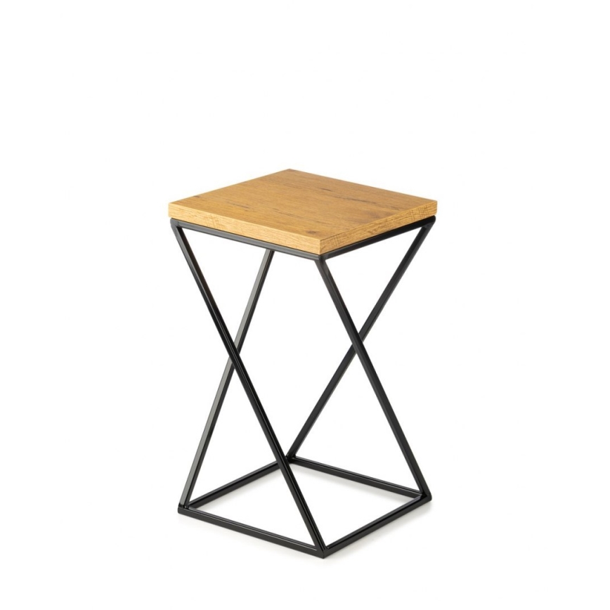 Soporte para plantas LOFT 40x24 cm negro/marrón