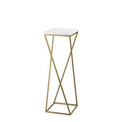 Soporte para plantas LOFT 70x24 cm dorado/blanco