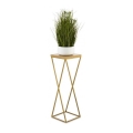 Soporte para plantas LOFT 70x24 cm dorado/marrón