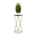 Soporte para plantas LOFT 70x24 cm dorado/negro