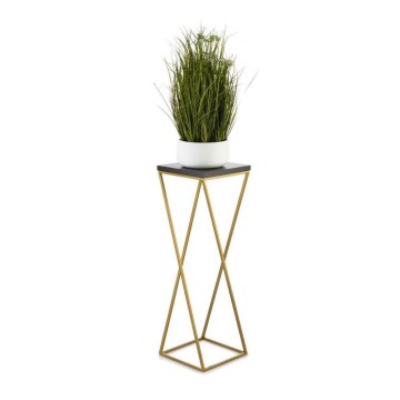 Soporte para plantas LOFT 70x24 cm dorado/negro
