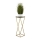 Soporte para plantas LOFT 70x24 cm dorado/negro