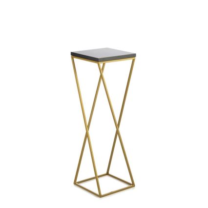 Soporte para plantas LOFT 70x24 cm dorado/negro