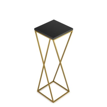 Soporte para plantas LOFT 70x24 cm dorado/negro