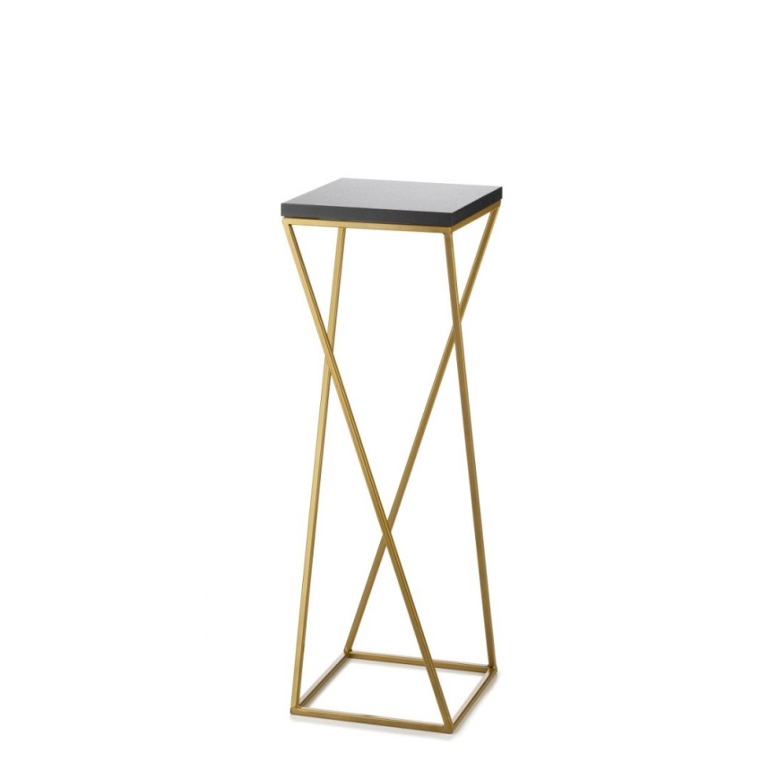 Soporte para plantas LOFT 70x24 cm dorado/negro