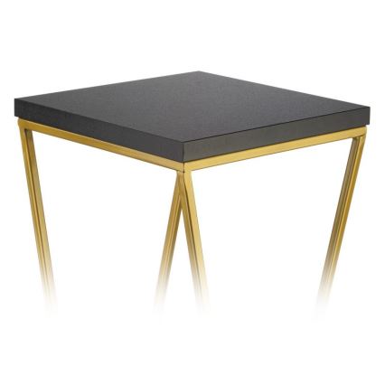 Soporte para plantas LOFT 70x24 cm dorado/negro