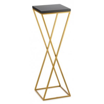 Soporte para plantas LOFT 70x24 cm dorado/negro