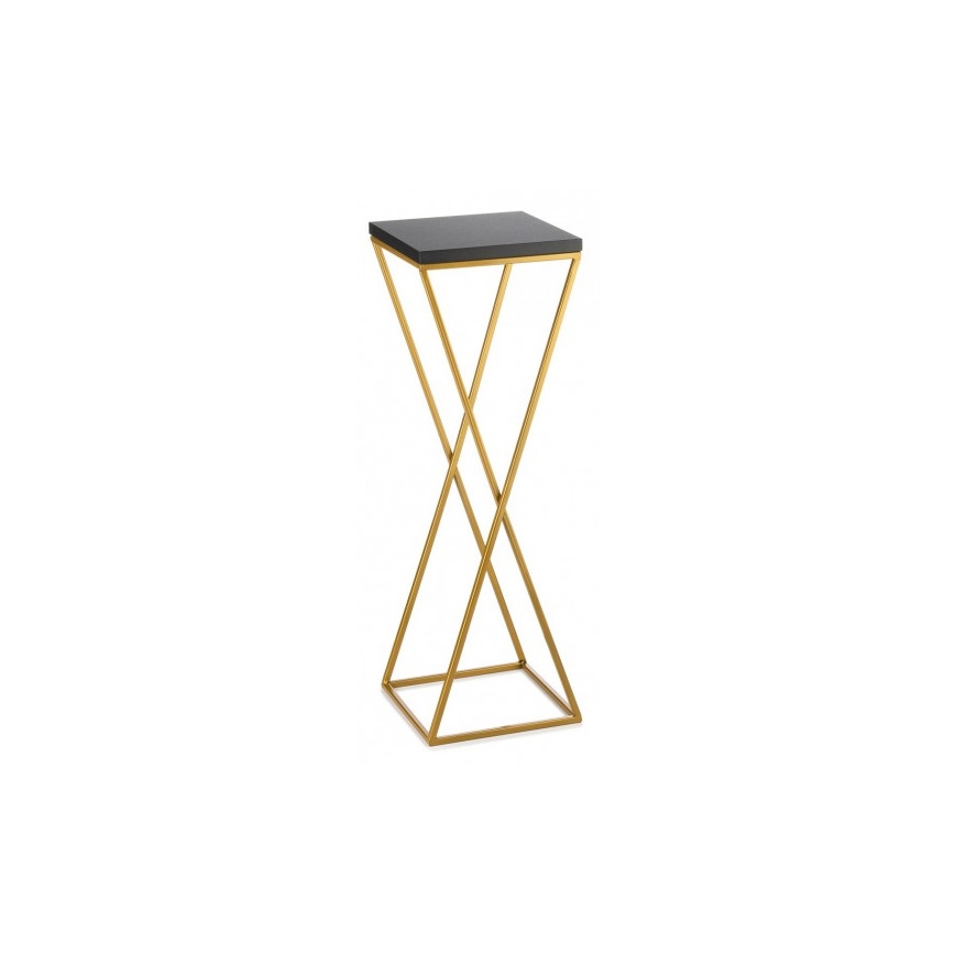 Soporte para plantas LOFT 70x24 cm dorado/negro