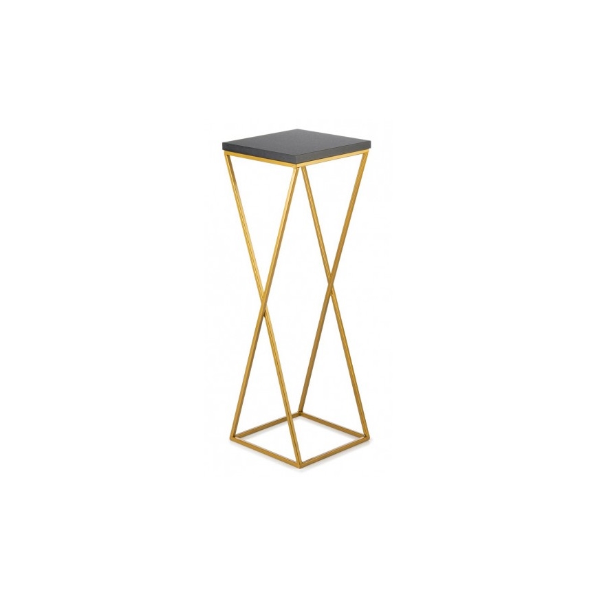 Soporte para plantas LOFT 70x24 cm dorado/negro