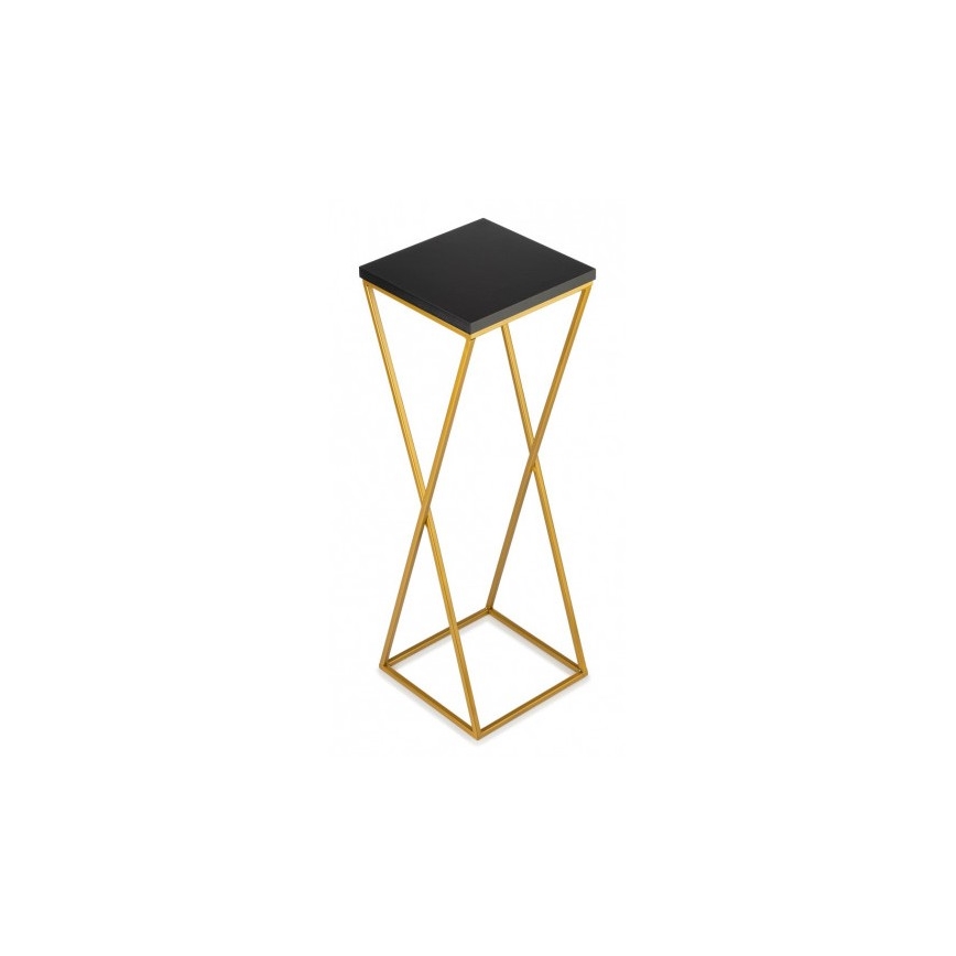Soporte para plantas LOFT 70x24 cm dorado/negro