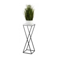 Soporte para plantas LOFT 70x24 cm negro/blanco