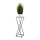 Soporte para plantas LOFT 70x24 cm negro/blanco
