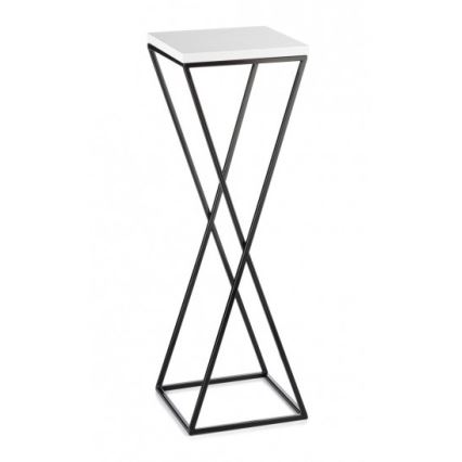 Soporte para plantas LOFT 70x24 cm negro/blanco