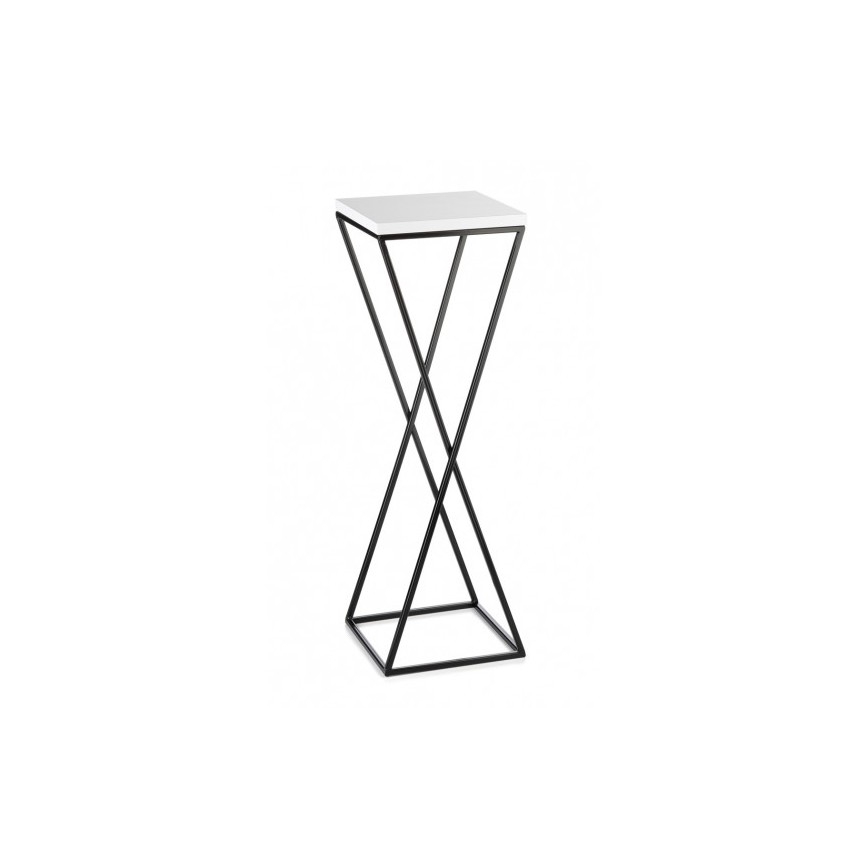 Soporte para plantas LOFT 70x24 cm negro/blanco
