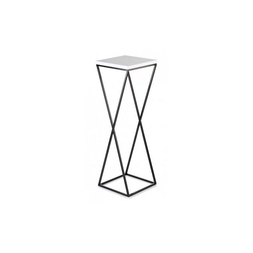 Soporte para plantas LOFT 70x24 cm negro/blanco