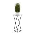 Soporte para plantas LOFT 70x24 cm negro/blanco