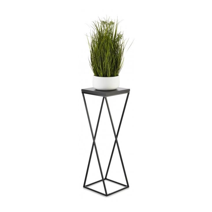 Soporte para plantas LOFT 70x24 cm negro
