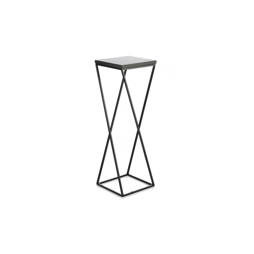 Soporte para plantas LOFT 70x24 cm negro