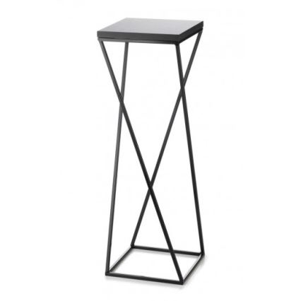 Soporte para plantas LOFT 70x24 cm negro