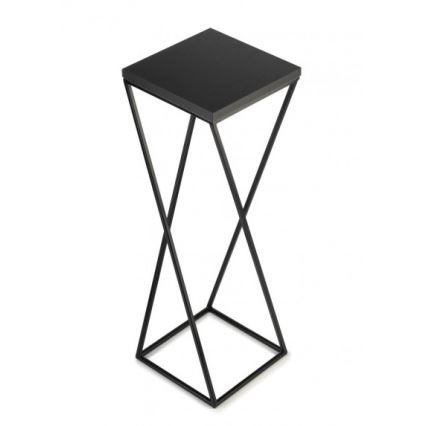 Soporte para plantas LOFT 70x24 cm negro