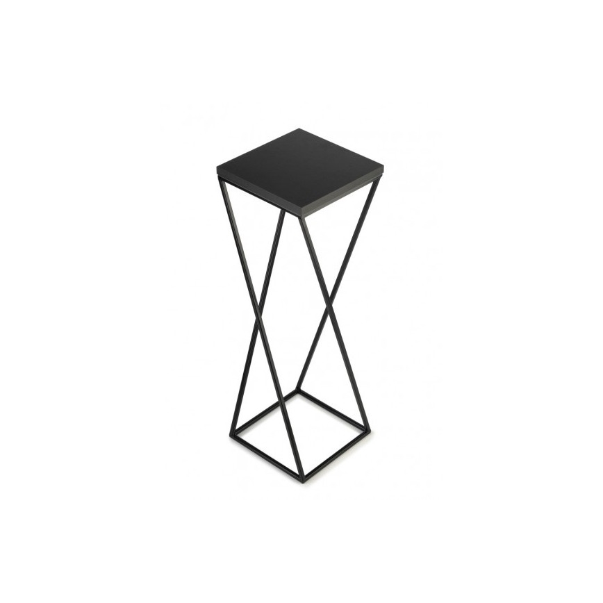 Soporte para plantas LOFT 70x24 cm negro
