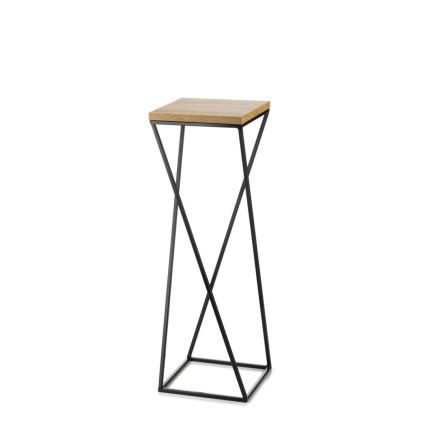 Soporte para plantas LOFT 70x24 cm negro/marrón
