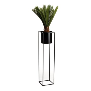 Soporte para plantas RING 100x23 cm negro