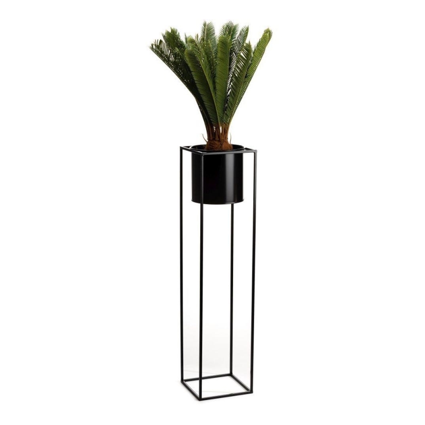 Soporte para plantas RING 100x23 cm negro