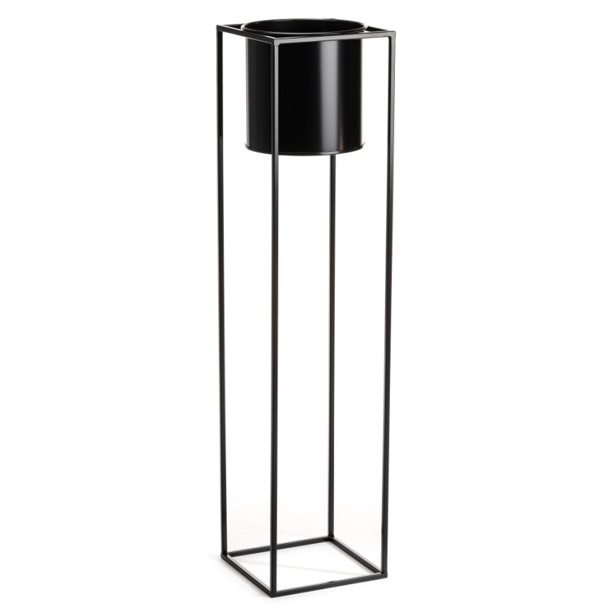 Soporte para plantas RING 100x23 cm negro