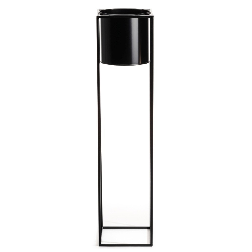 Soporte para plantas RING 100x23 cm negro