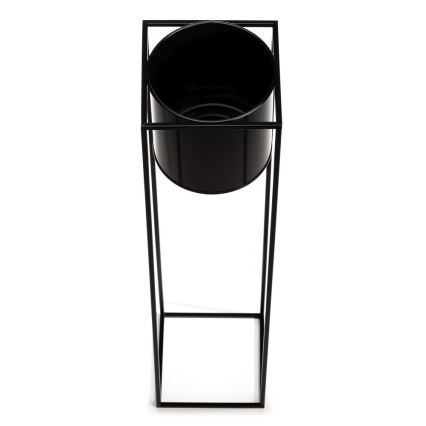 Soporte para plantas RING 100x23 cm negro