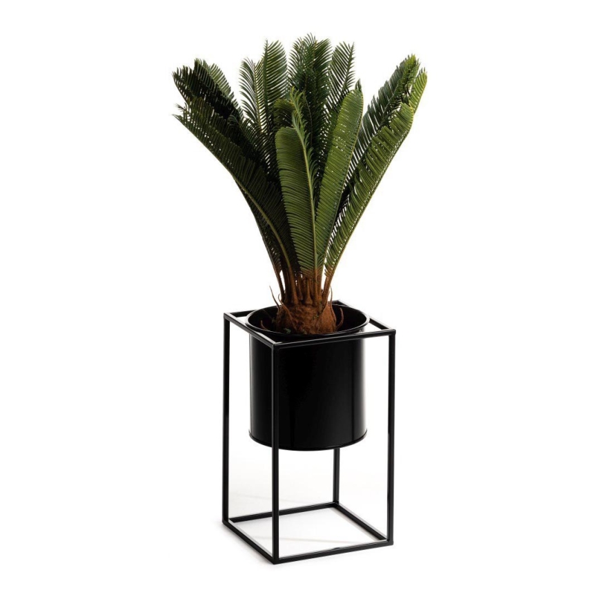 Soporte para plantas RING 40x23 cm negro