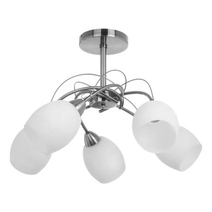 Pantalla de repuesto para lámpara de araña y aplique de pared PISA E27 diá. 12 cm blanco