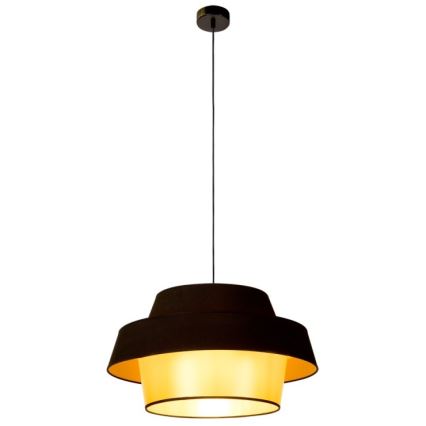 Lámpara colgante con cable PRETO GOLD 1xE27/60W/230V