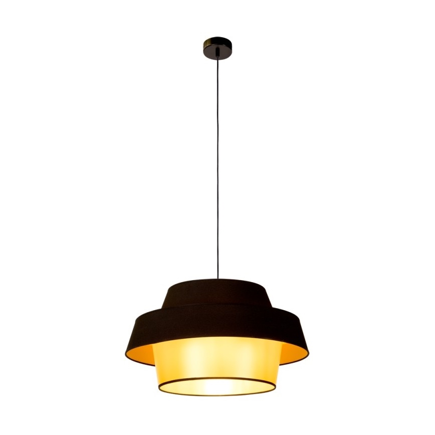 Lámpara colgante con cable PRETO GOLD 1xE27/60W/230V