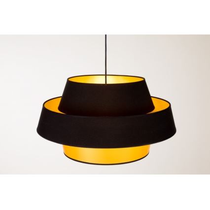 Lámpara colgante con cable PRETO GOLD 1xE27/60W/230V