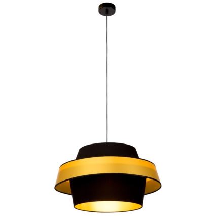 Lámpara colgante con cable PRETO GOLD 1xE27/60W/230V