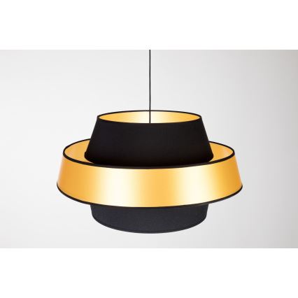 Lámpara colgante con cable PRETO GOLD 1xE27/60W/230V