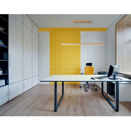 Lámpara colgante LED regulable SMAL LED/15W/230V, roble