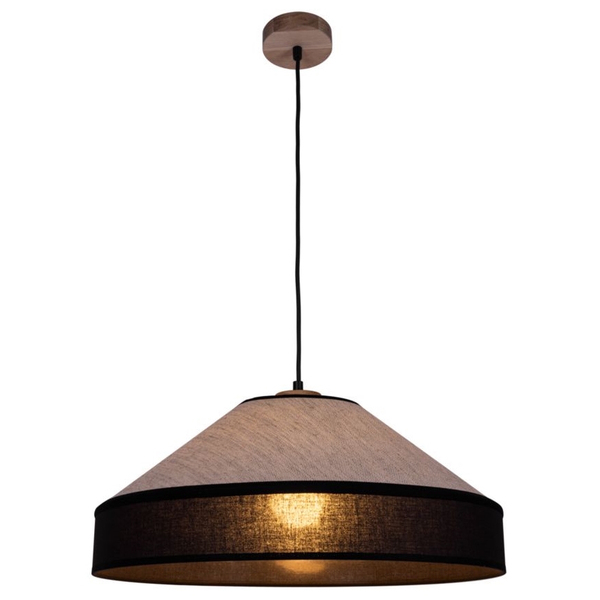 Lámpara colgante AMIGO con cable, 1xE27/60W/230V, roble