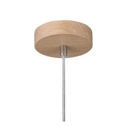 Lámpara colgante ALESSANDRO 1xE27/60W/230V roble