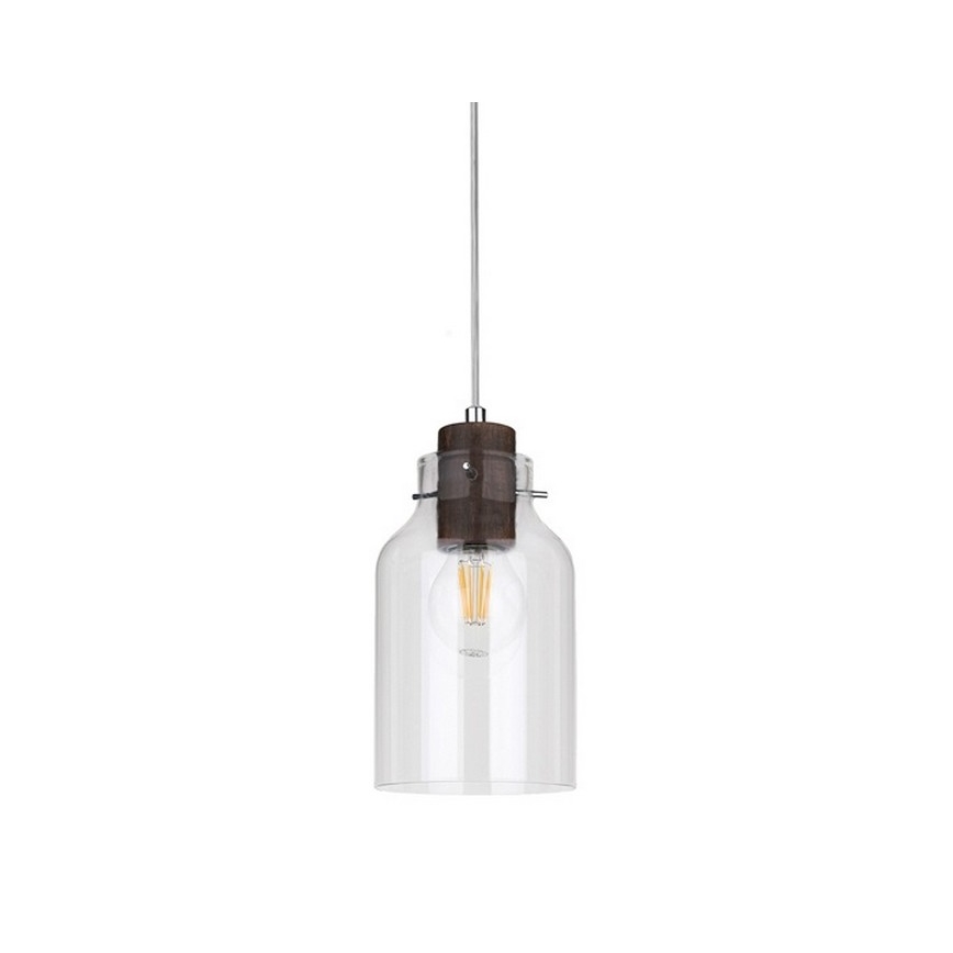 Lámpara colgante ALESSANDRO 1xE27/60W/230V haya