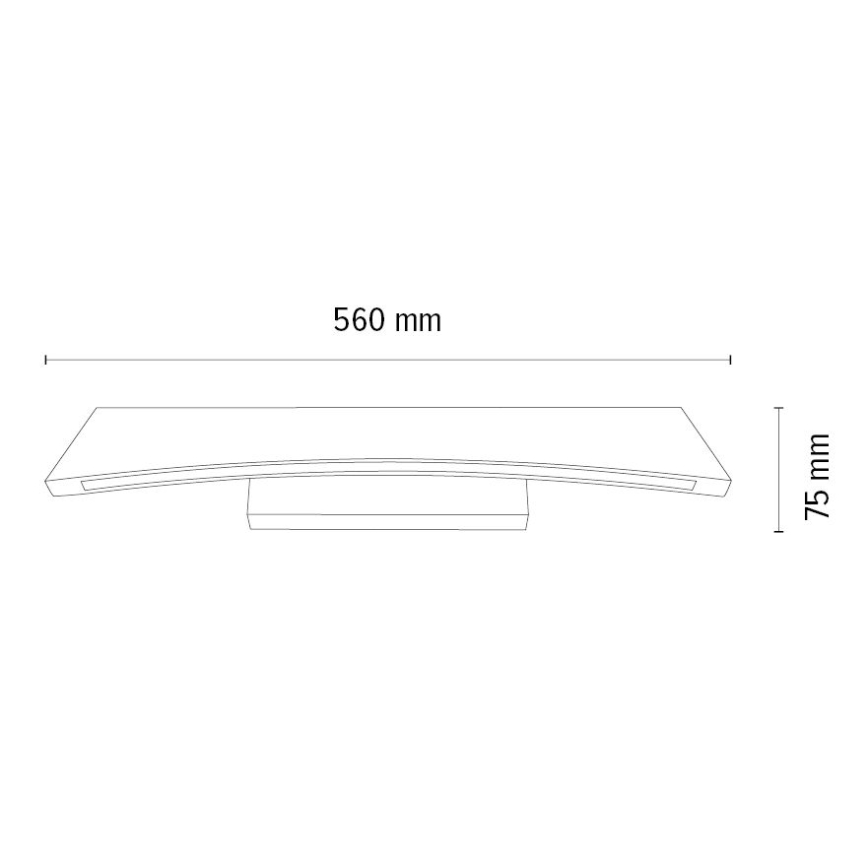 Aplique LED regulable ZIAD LED/6,5W/230V roble