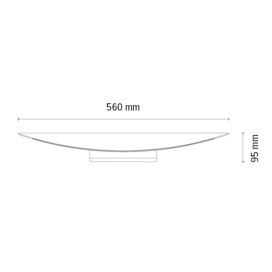 Aplique LED regulable DUBAI LED/6,5W/230V roble