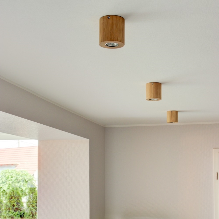 Plafón WOODDREAM 1xGU10/6W/230V roble