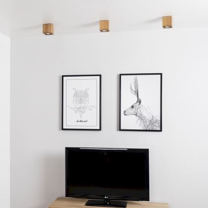 Plafón WOODDREAM 1xGU10/6W/230V roble